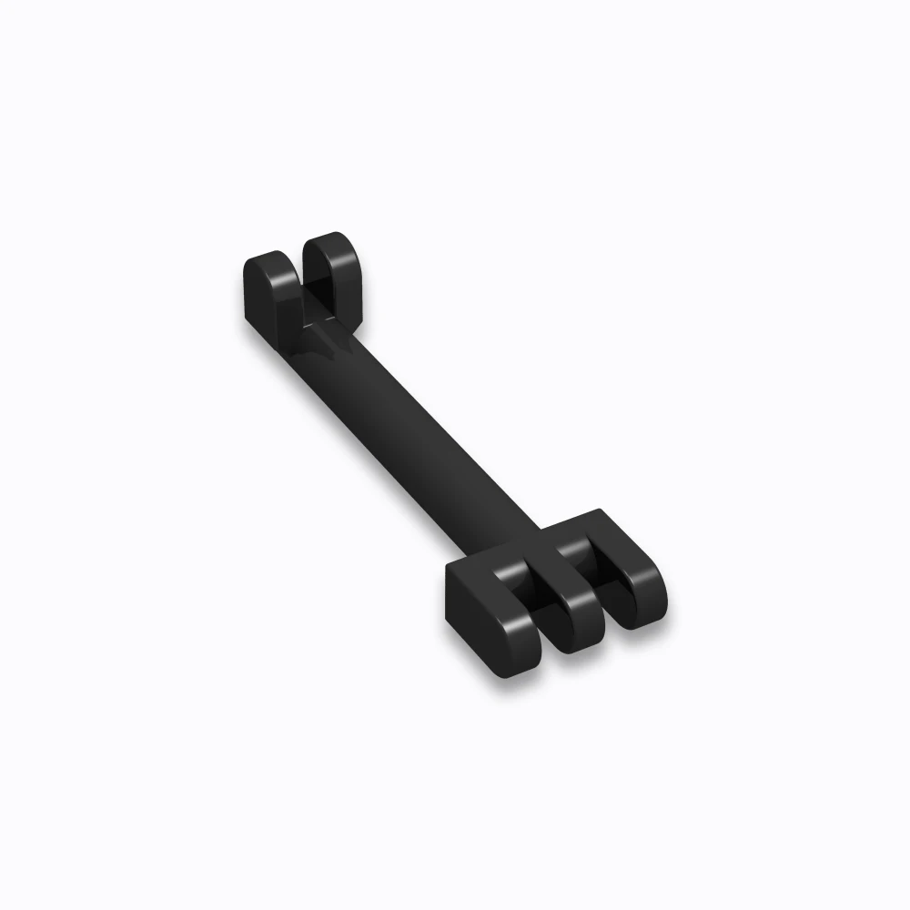 

10PCS 2880 Hinge Bar 2.5L with 2 and 3 Fingers on Ends Building Blocks Parts MOC DIY Education Build Toys Brick