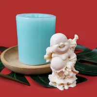 3d chinese buddha forms for silicone mold form for candle soap gypsum resin mould diy aromatherarpy household craft tools