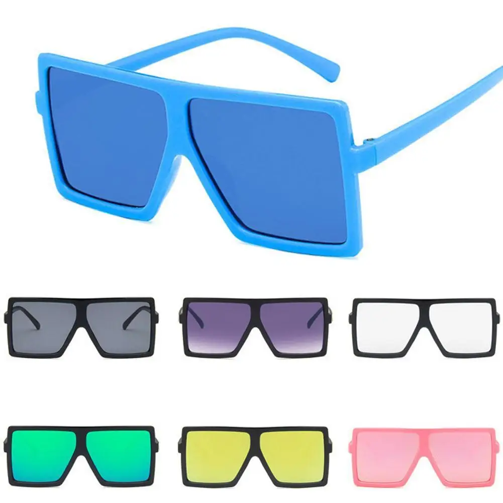 

Children Oversize Kids Square Sunglasses For Boys Brand Glassasses Sun Superstar Girls Glasses Luxury Retro Baby UV400 N5L8