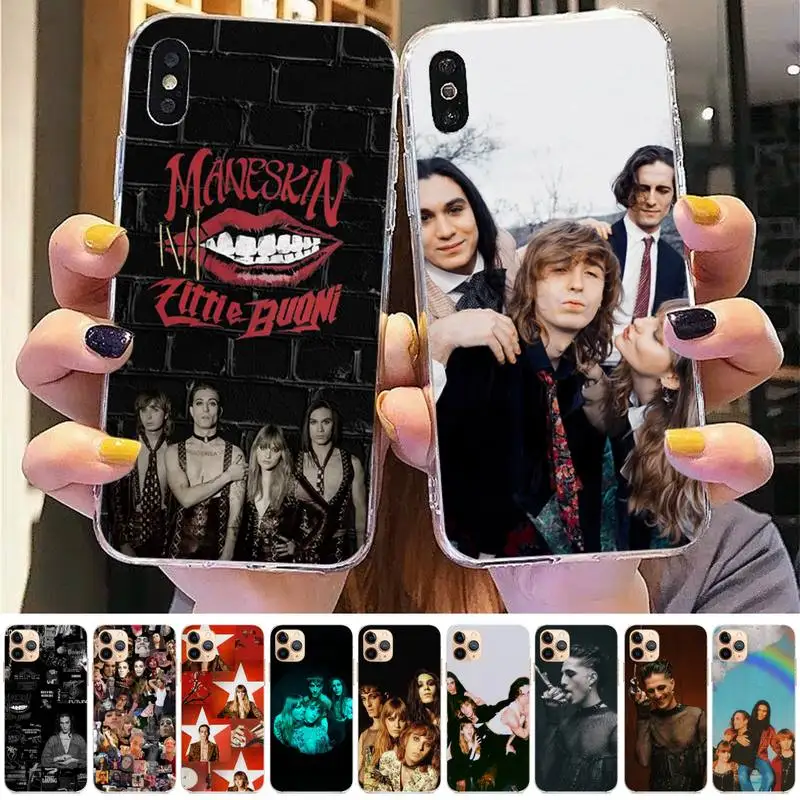 

Maneskin Damiano David Phone Case for iPhone 11 12 13 mini pro XS MAX 8 7 6 6S Plus X 5S SE 2020 XR case