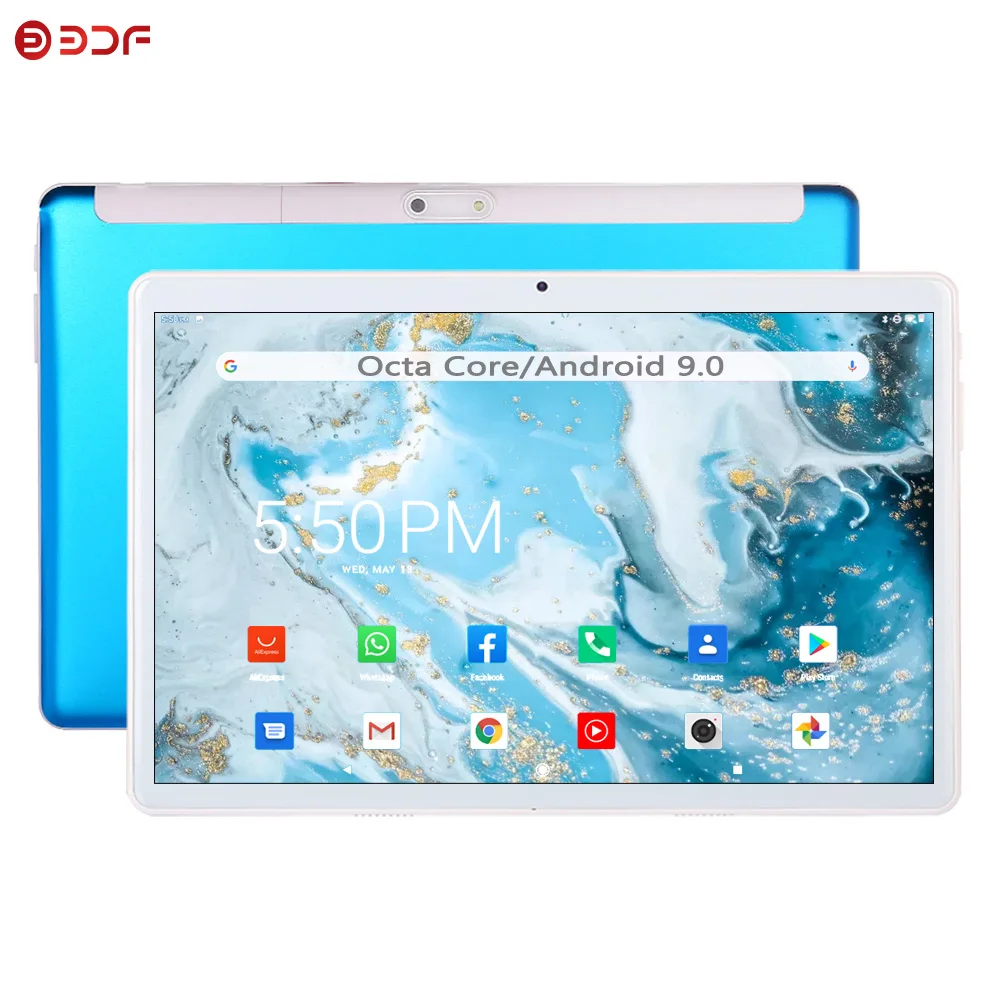 New Original 10.1 Inch Tablet Pc Android 9.0 Octa Core Dual 4G LTE SIM Cards 3G 4G Phone Call WiFi Google Play 10.1 Inch Tablets