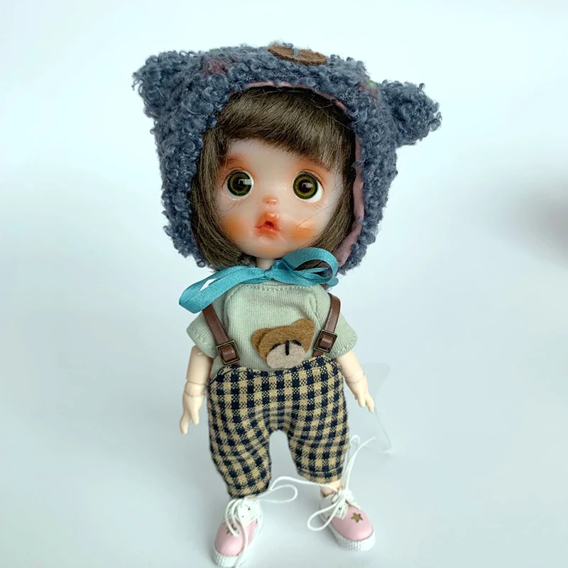 Ob11 детская шапка ручной работы BJD holala Молли яйцо ГСК медведь животного аксессуары