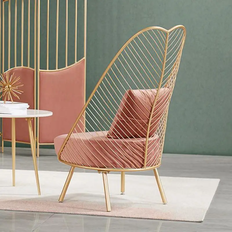 Светильник роскошный скандинавский одиночный маленький диван сетка красная