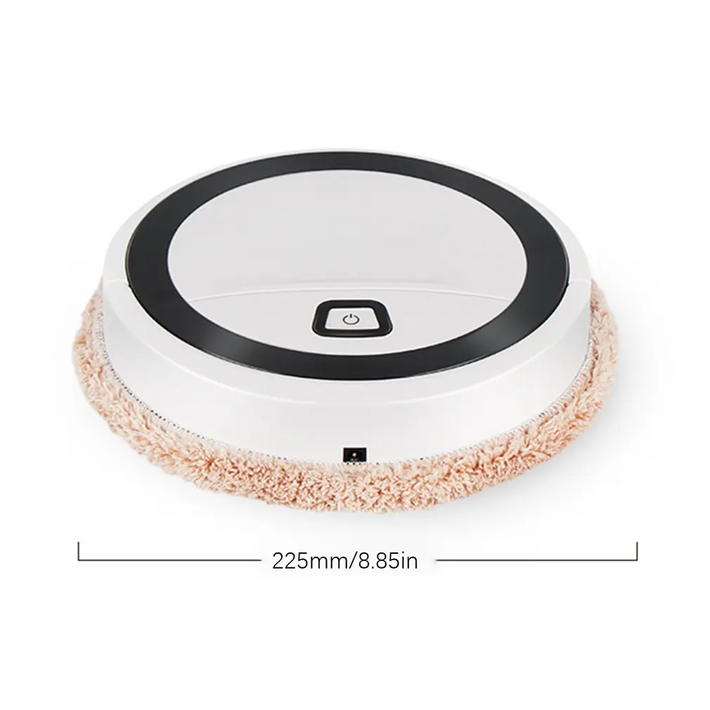 

Rechargeable Smart Robot Plastic Small slim design Vacuum Cordless 3-in-1 Dry/Wet Floor Mop Cleaner 1 Piece