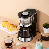 hot sales high quality 4 to 6 cups drip coffee maker machine electric kettle pot with filter for coffee maker machine in home