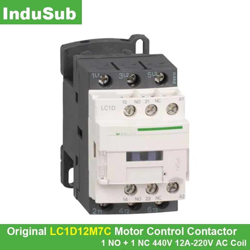 

LC1D12M 7C оригинальный электрический контактор 12A LC1-D12M7C LC1D Стандартный TeSys 3P 12A 1NO + 1NC стандарт нагрузки 1 шт.