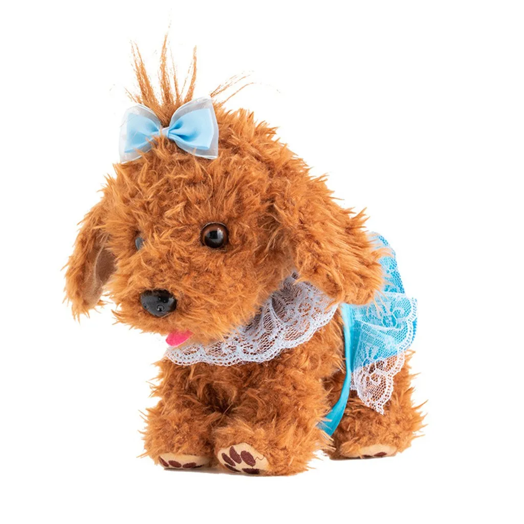 

Realistic Teddy Dog Luckys 30cm Interactive Plush, Electronic Toys Gift Party Dolls For Child Birthday Xmas Baby Accompany