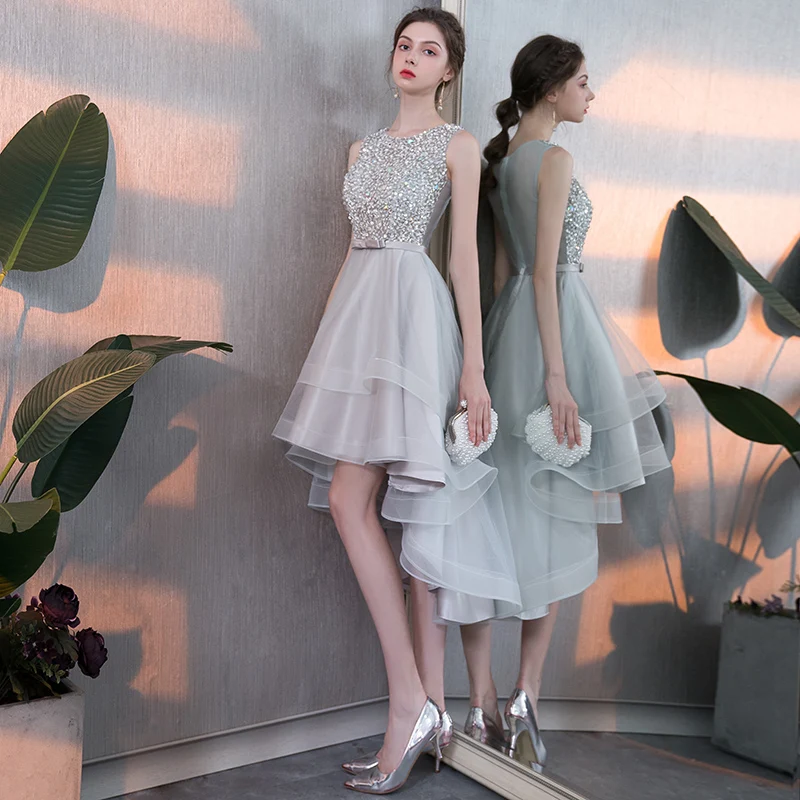 Вечернее платье без рукавов с круглым вырезом | Свадьбы и торжества