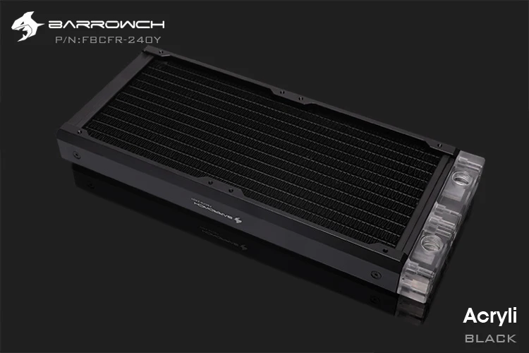 Встроенный радиатор Barrowch модульный 240 мм акриловый/POM съемный подходит для