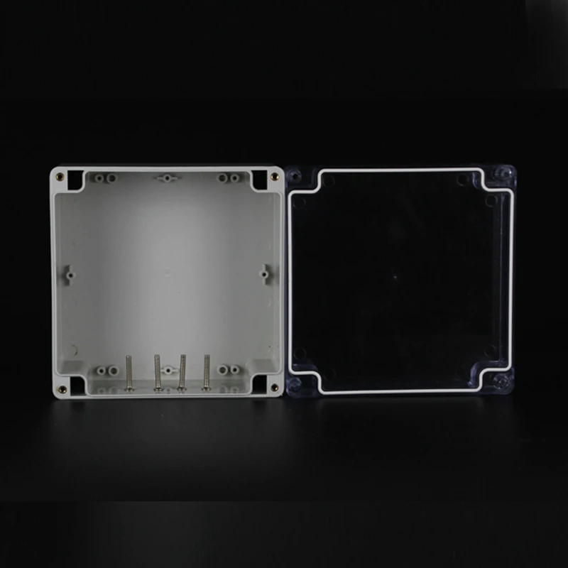 160x160x90 мм ABS IP65 водонепроницаемый пластиковый зеркальный прозрачный корпус чехол