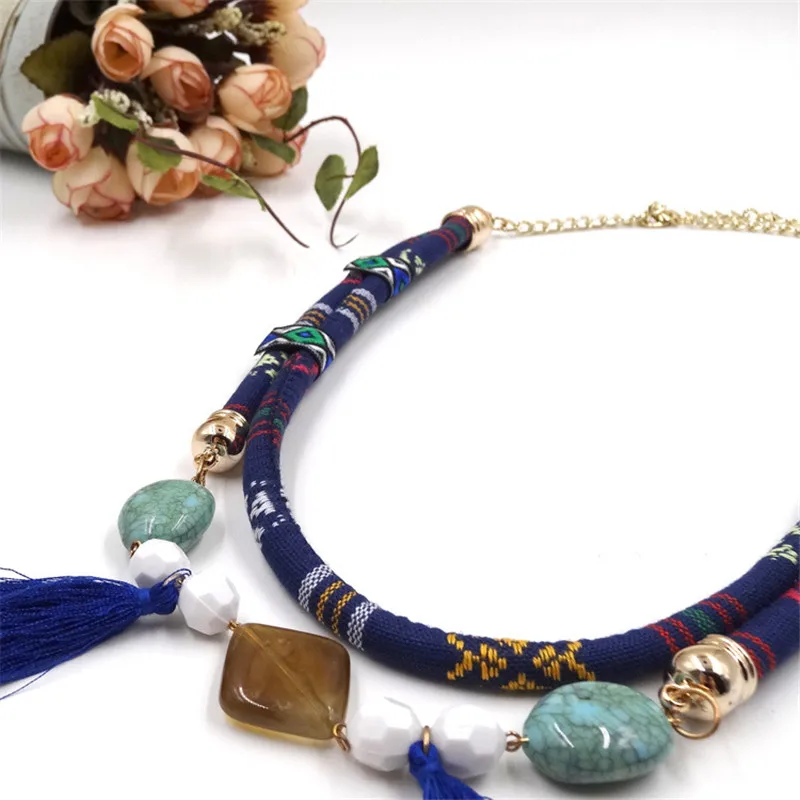 Богемное ювелирное изделие женская подвеска ручной работы с изысканным узором