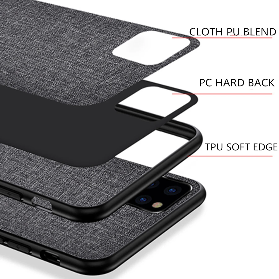 retro fabric shockproof case for iphone se 2020 cover pu cases for iphone 12 6 76 15 4 inches） soft case fundas free global shipping