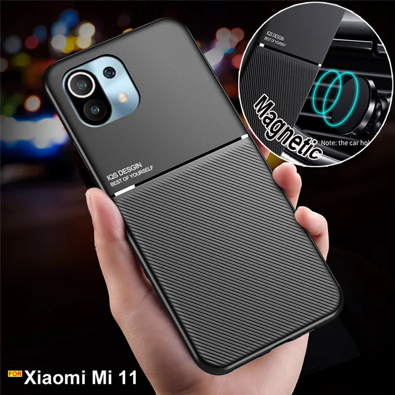 Для Xiaomi Mi 11 чехол Магнитный Ударопрочный Мягкий бампер 360 Полное покрытие для 5G POCO