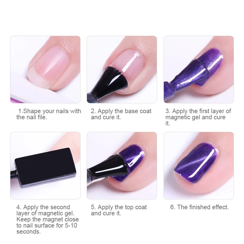 PICT YOU 5 мл 3D кошачий глаз серия эффектов УФ-гель для ногтей отмачиваемый Магнитный