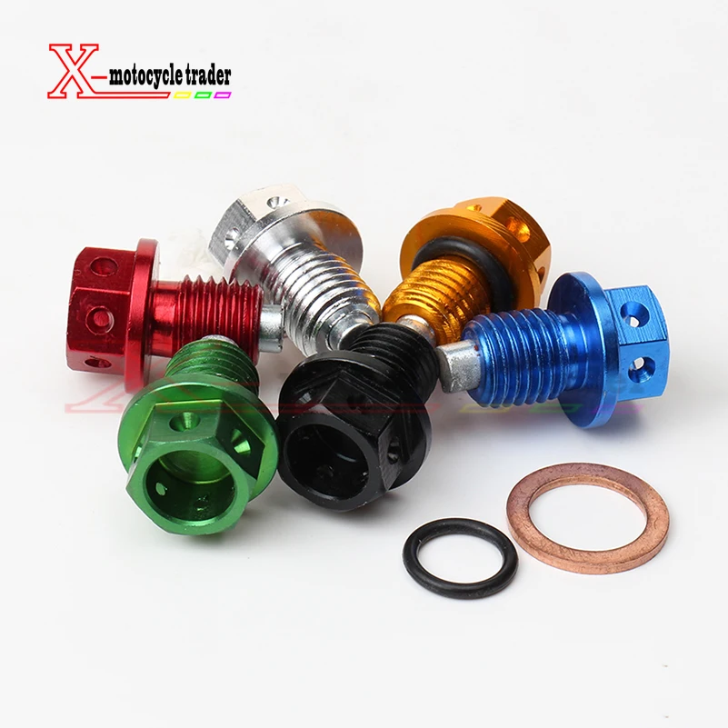 2 шт./упак. Магнитный Megneto двигателя маслосливную пробку для затягивания ручек