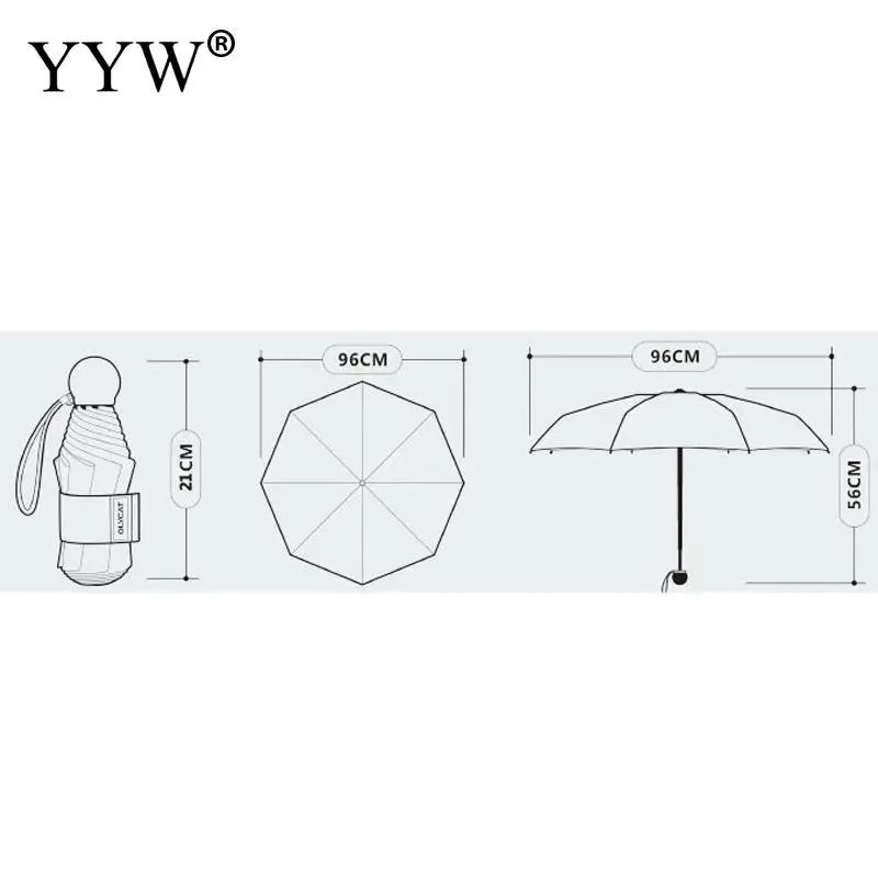 Складной зонт от солнца мужские женские зонтики детский зонтик с защитой