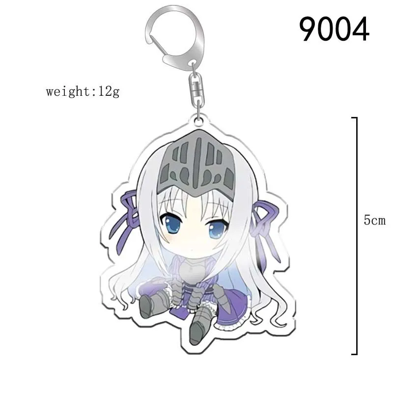 Is This a Zombie? Kanami Eucliwood Hellscythe Aikawa Ayumu Anime Kore wa Zonbi Desuka? Figure KeyChain Pendant Key Ring Charms | Украшения