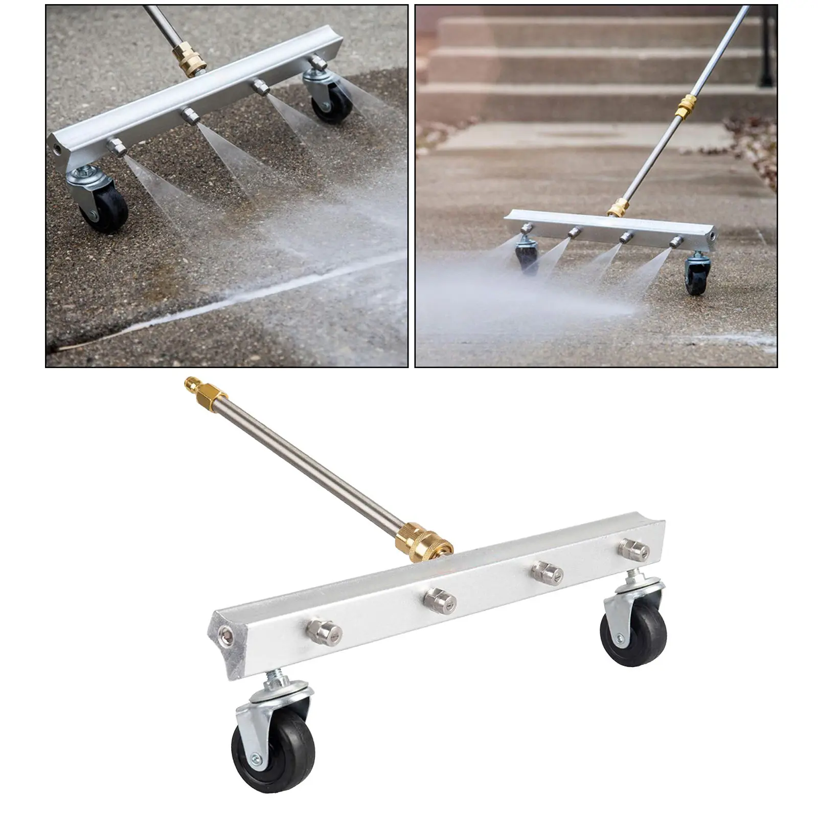 Очиститель шасси очиститель поверхности для мойки под давлением щетка мытья