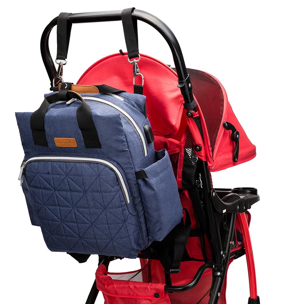 Большая емкость USB подгузник сумка органайзер водонепроницаемый мама дорожный