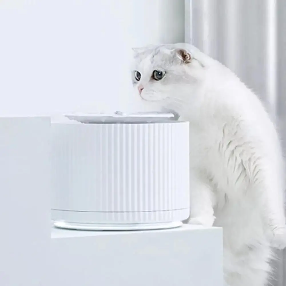 Xiaomi Mijia Smart Cat диспенсер для воды для домашних животных очиститель воды 5 Слои фильтр 360 градусов Открытый питьевой лоток животных для фонтанчика питьевой воды