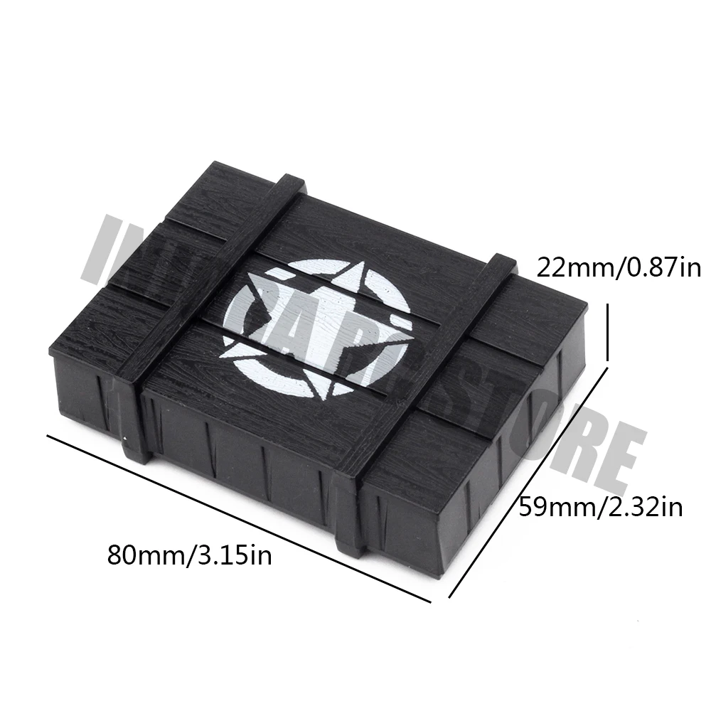 1:10 RC Crawler Simulation Weapon Box Deco for TRX-4 TRX4 Traxxas Axial SCX10 90046 Tamiya CC01 D90 D110 | Игрушки и хобби