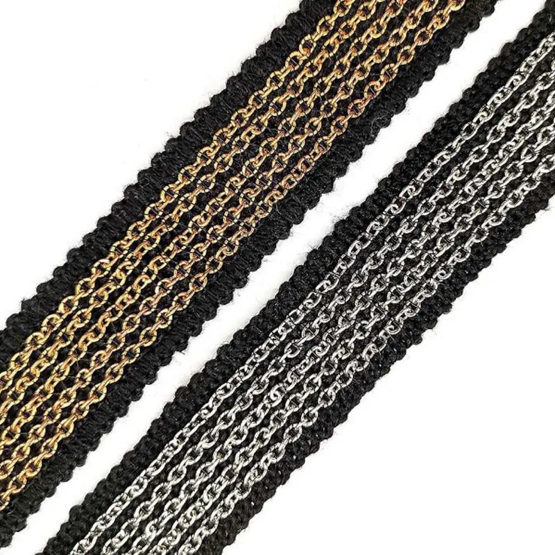 Цвета: золотистый серебристый цепочка с бахромой черный хлопковая ткань бисером