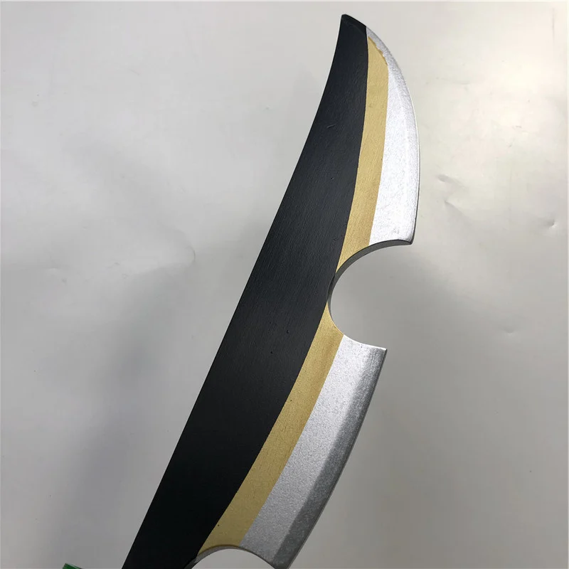 Деревянный реквизит Kimetsu No Yaiba Tengen Uzui Twin Swords оружие для косплея Хэллоуина