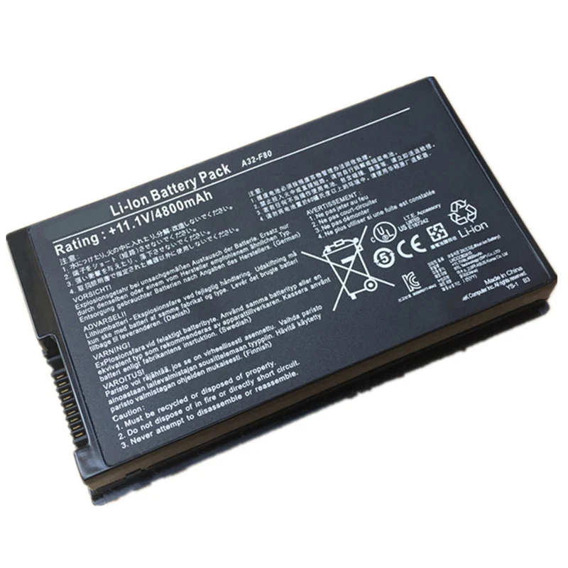 

Для Asus A32-F80 F80 F80CR F80s F81 F81E F81Se F83 F83Cr F83Se F83T F83V F83V F83VD F83K41 K41E N60W VF ноутбук Батарея