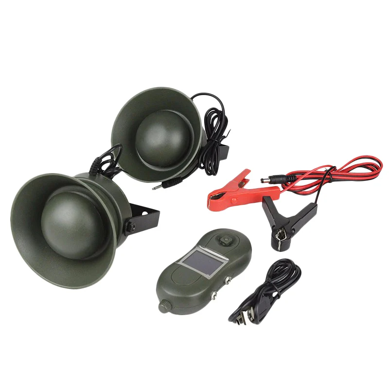 

Outdoor Hunting Decoy Device Bird Caller Sound Loudspeaker Two Dustproof Waterproof Animal Bird Speaker 182 Sounds CP-391