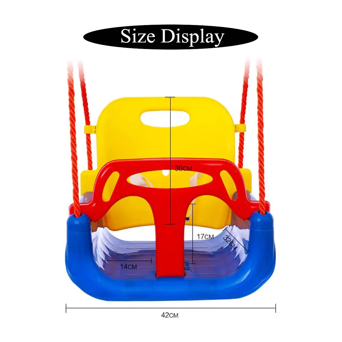 Детские качели для дома три в одном детское регулируемое безопасное ведро