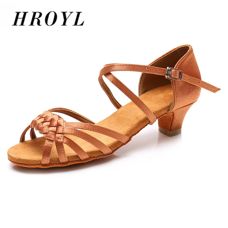 Latin Dance Shoes Salsa For Women Girls Children Indoor Tango Ballroom Dancing High Quality Dropshipping | Спорт и развлечения