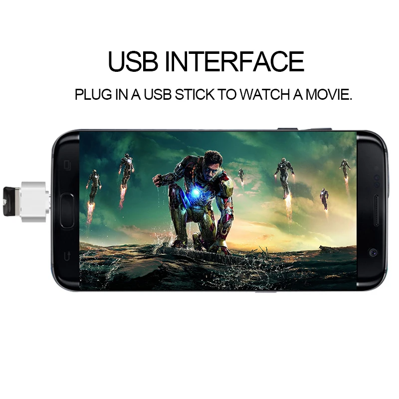 Портативный USB OTG к Type C Otg адаптер V8 Разъем конвертер для Samsung Huawei телефона Android |