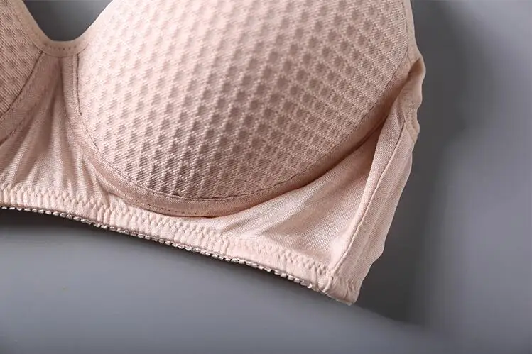 Женский бюстгальтер без косточек с подкладкой из 100% шелка тутового шелкопряда