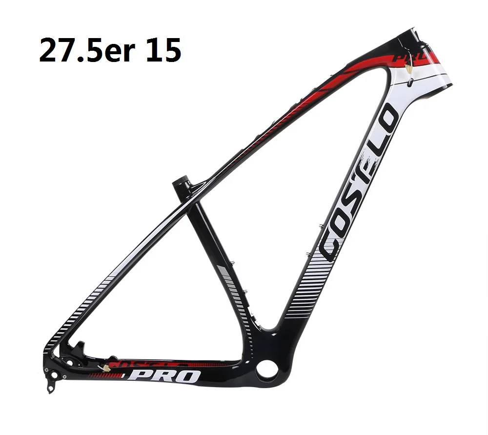 Costelo Massa Basic 3K 27,5 er 29er углеродное волокно mtb велосипедная Рама углеродная Mtb рама для горного велосипеда teleio делла bicicletta - Цвет: 27er 15 inch white