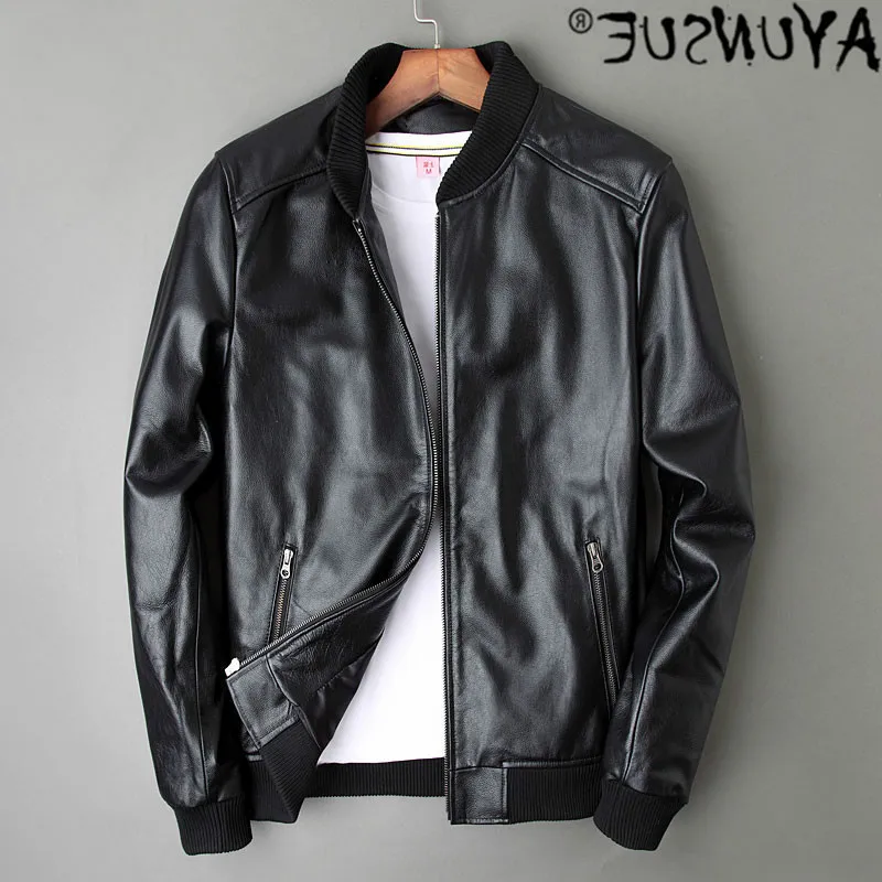 

Men's authentic leather jacket, 100% authentic leather, yzx1222, pwx19, spring, 2021
