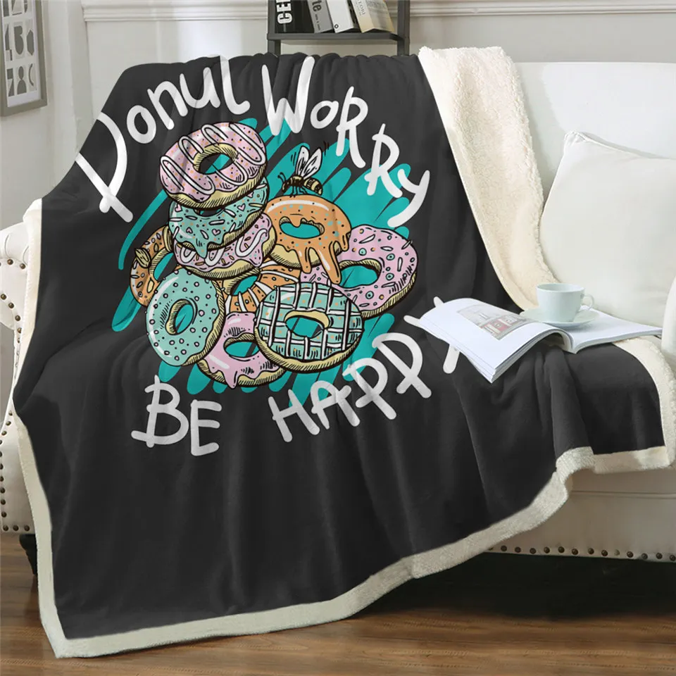 

Summer watercolor blanket with birdcage Sherpa blanket bedspread blanket