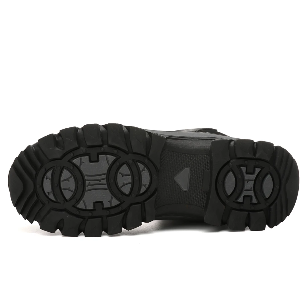 Зимние ботинки Мужская зимняя обувь Теплая Уличная нескользящая из замши