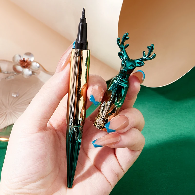 

Elk Liquid Eyeliner Pen Quick-drying Eyeliner Waterproof Sweat-proof Long-lasting Eyeliner Professional Eye Liner Pen Make Up