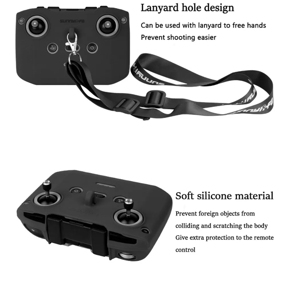Защитный силиконовый чехол с ремешком и защитой от царапин для DJI Mavic Air 2
