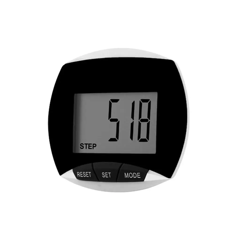 

Portable Electronic Step Counter With Large LCD Display Simple Mini Walking Pedometer 10x10x6cm Accurately Track Steps Sport