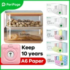 PeriPage A6 официальный Термальность Бумага этикетка бумажный стикер Бумага стикеры Бумага для Термальность карманный мини Термальность Peripage принтер A6 держать 10 лет