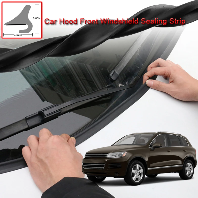 

For Volkswagen Touareg 2014-2020 Car Seal Strip Windshied Spoiler Filler Protect Edge Weatherstrip Strips Sticker Accessories