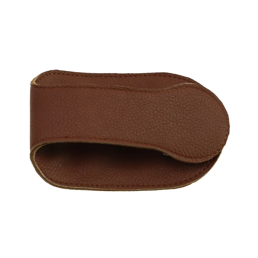 Кошелек для монет коричневый кожаный кошелек держатель клатч складная сумка на