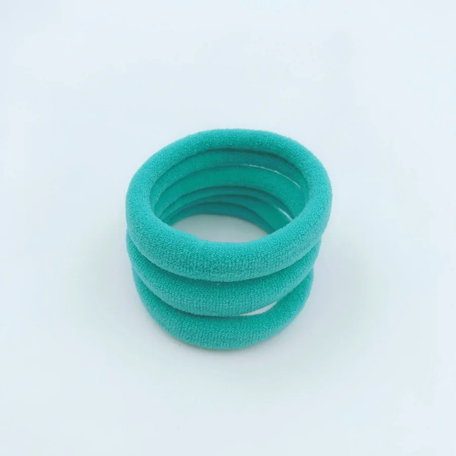 mint green - 20 PCS 20 шт. яркие цвета резинки детские безопасные эластичные резинки для волос конский хвост держатель для девочек женские аксессуары для волос - Цвет: mint green - 20 PCS