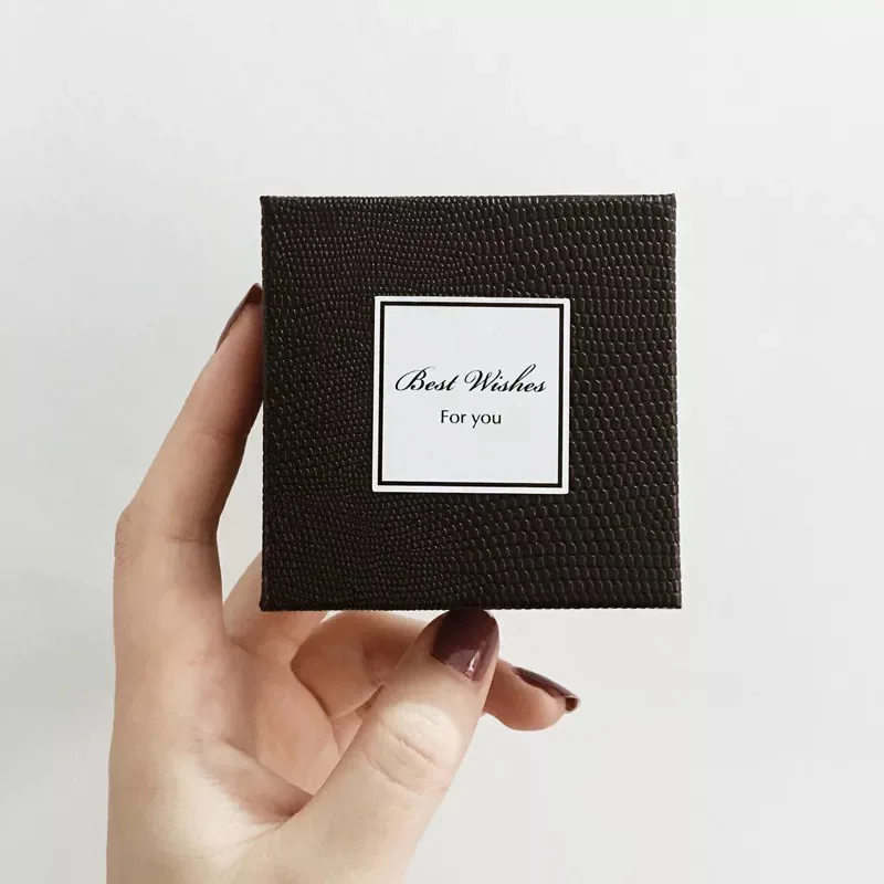 

1PCS Best wishes for you Black White Box Jewelry Packaging Box Dropshipping Box Wholesale Box Birthday Gift Box