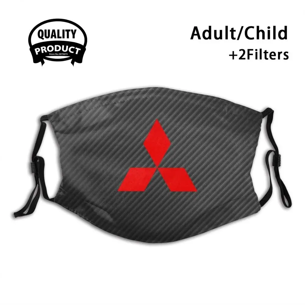 

Mitsubishi Carbon Fiber Summer Hot Sale Print Diy Masks Masuko World Rally Ship Evo Motor Sports Awd Rally Isleofman Evolution