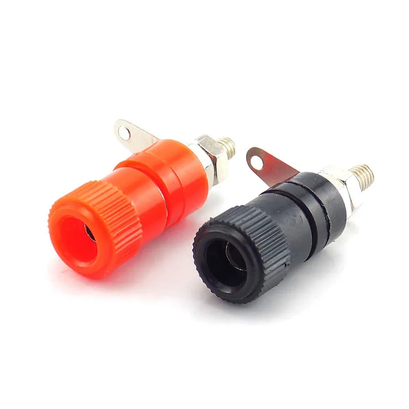 4 мм штепсельные вилки типа банан разъем для крепления клеммы никелированный