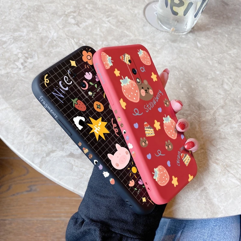 

For Oneplus 5 5T 6 6T 7 Pro 7T Pro Case with Cute cartoon flower Little monster