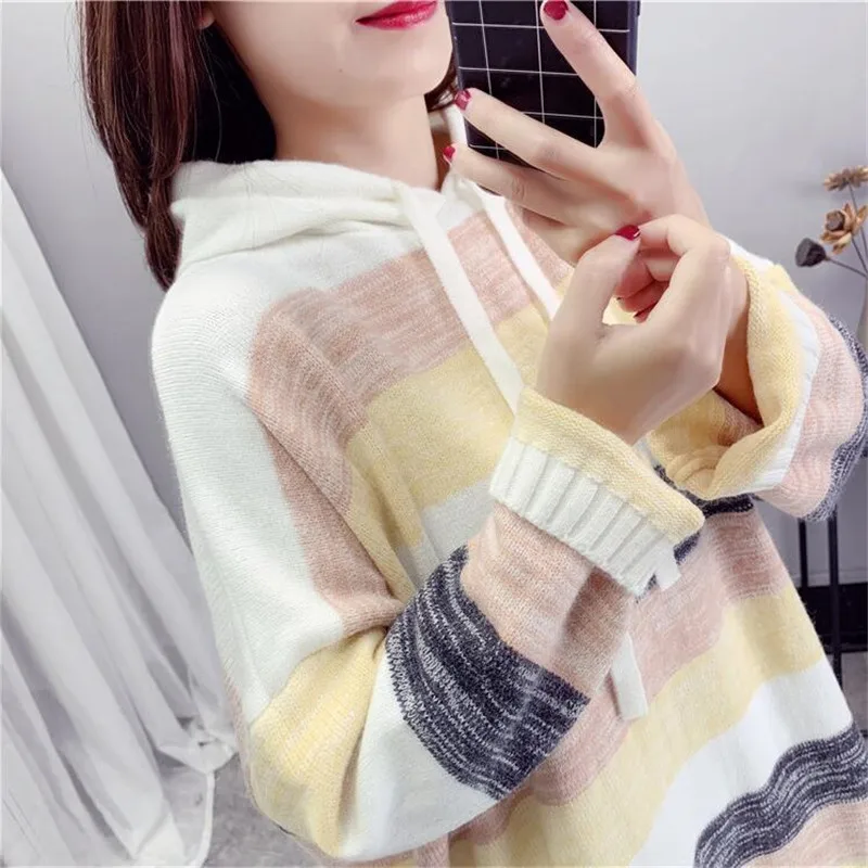 Женский свитер трикотажная куртка осень 2021 новая свободная Корейская версия