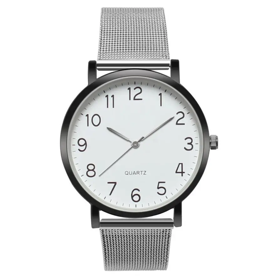 

Fashion Women Watch Quartz Steel Mesh Band Simple Arabic Number Student Watches Ladies Clock Reloj Mujer Watches Women